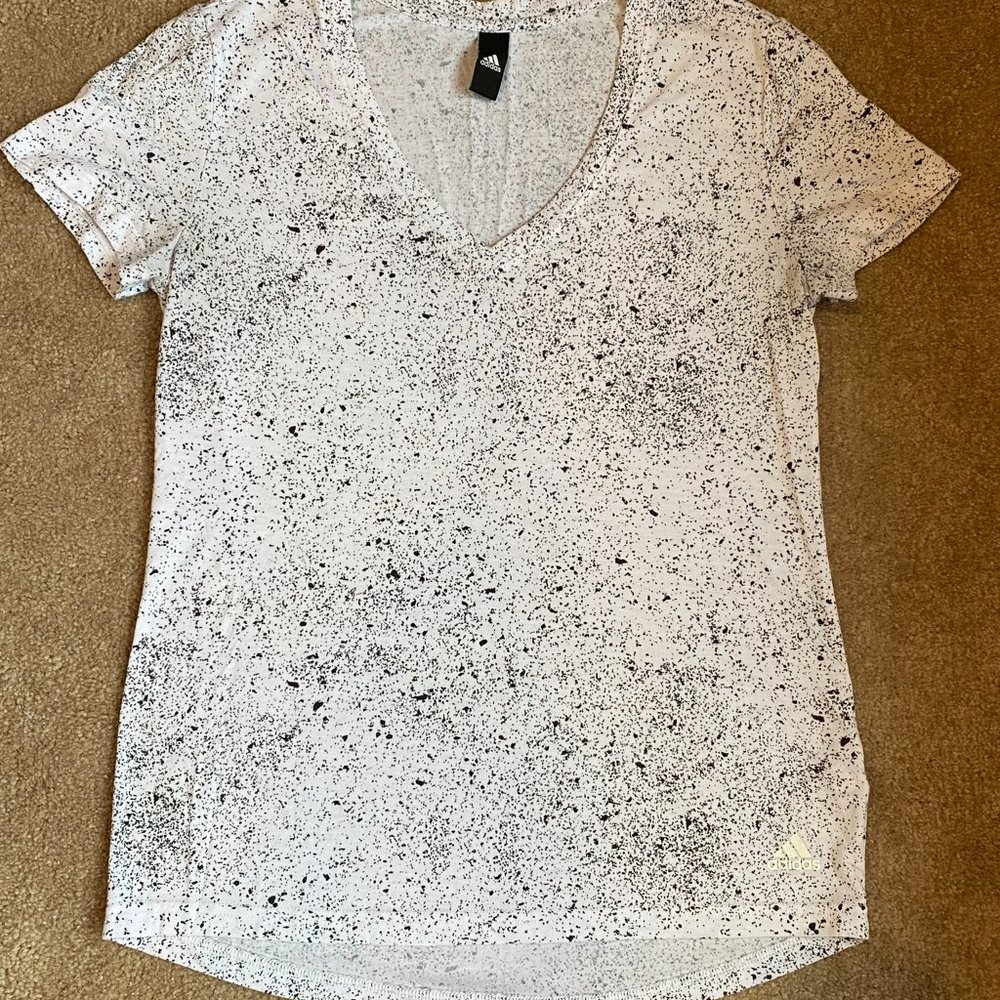 Adidas V-Neck Short Sleeve Tee